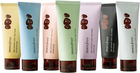 Innisfree Jeju Volcanic Color Clay Mask - Innisfree Jeju Volcanic Color Clay Mask White Refining (500x500), Png Download