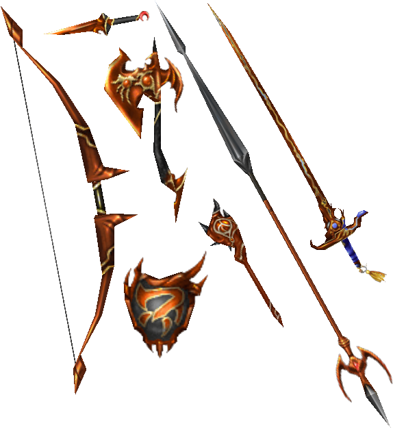 Blood Equipment - Firion Weapons (578x631), Png Download