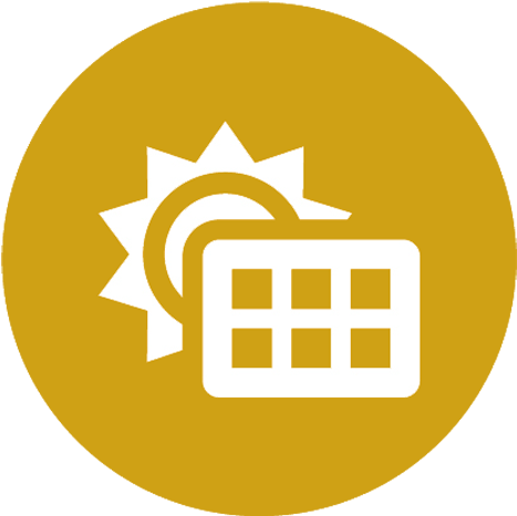 How Do Energy Efficient And Solar Energy Improvements - Security & Solar Equipments Icon Png (479x468), Png Download