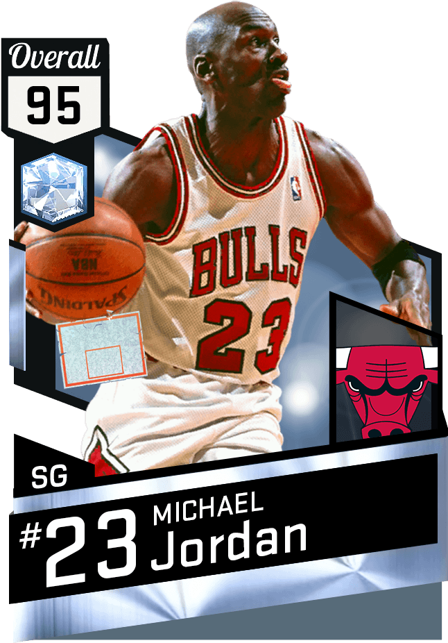 Michael Jordan - Reggie Miller Nba 2k17 (651x941), Png Download