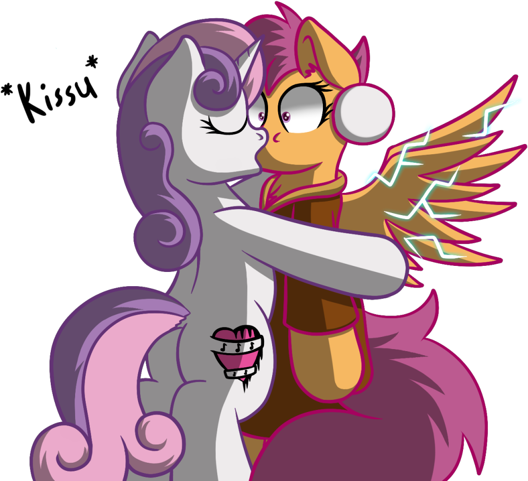 Ask Bloody Sweetie Belle X Apprenticemagescootaloo - Cartoon (1280x960), Png Download