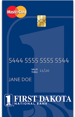 First Dakota Credit Card - Vertical Credit Card (450x400), Png Download