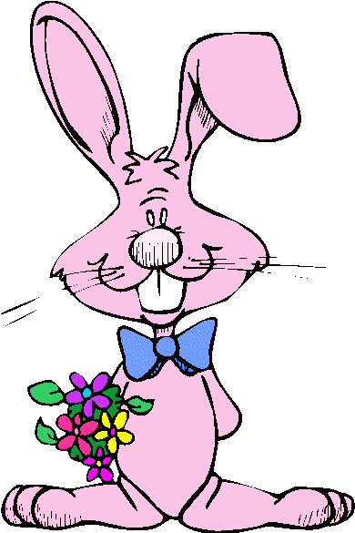 Easter Bunny Based On - Funny Easter Bunny Clipart (300x438), Png Download