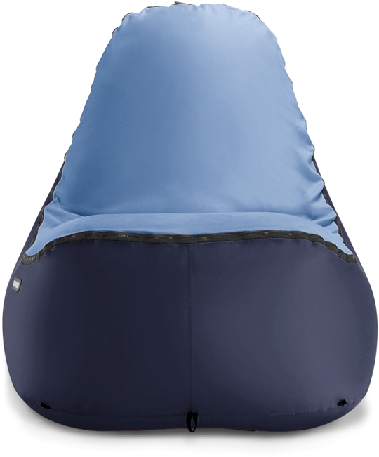Trono Inflatable Chair Blue - Trono Inflatable Chair Navy (840x840), Png Download