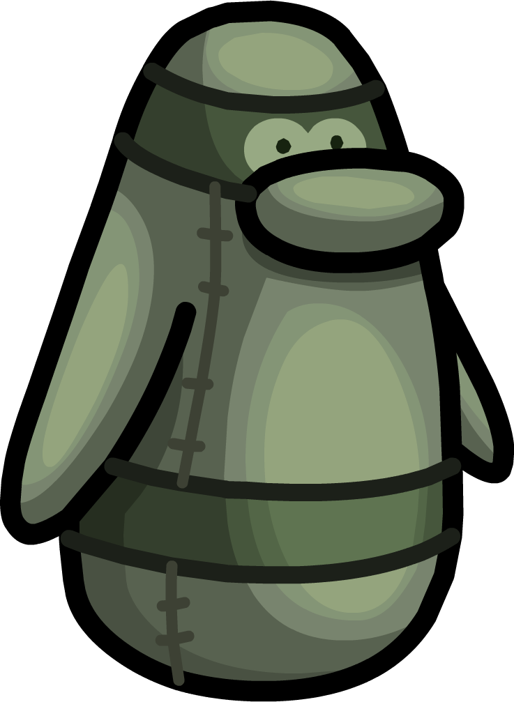 Training Dummy Furniture Icon - Statue Roommates Club Penguin (737x1007), Png Download