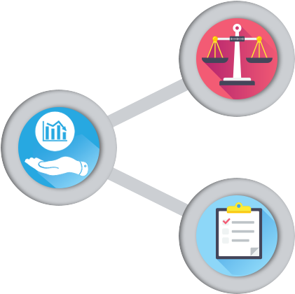 Grc For Banking And Financial Services - Governance Risk Compliance Icon (475x420), Png Download
