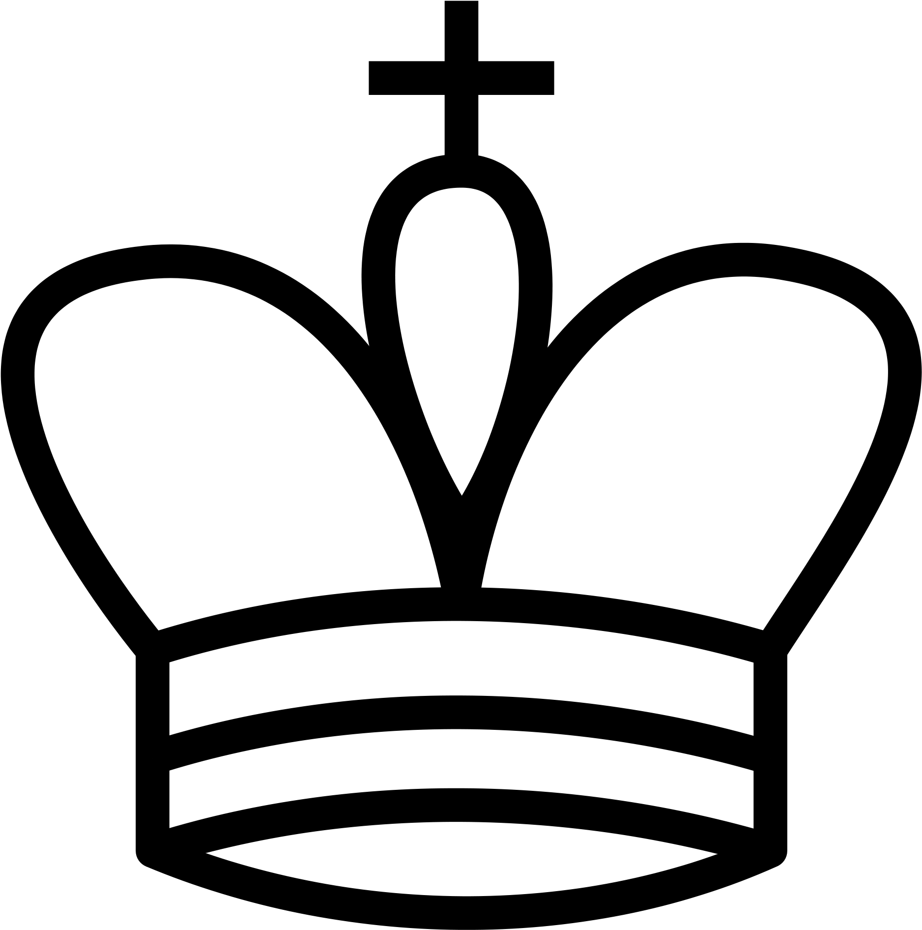 Open - King Chess Piece Clipart (2000x2000), Png Download