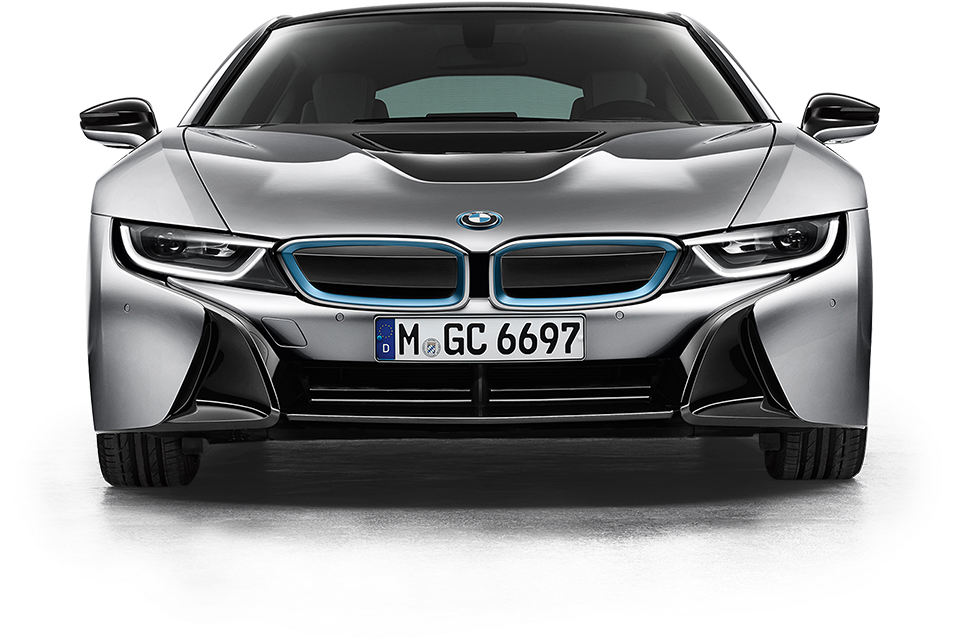 View Of A Bmw I8 - Bmw Sport Car Front View (1280x854), Png Download