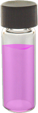 Clearglass Vial Blackl - Water Bottle (612x792), Png Download