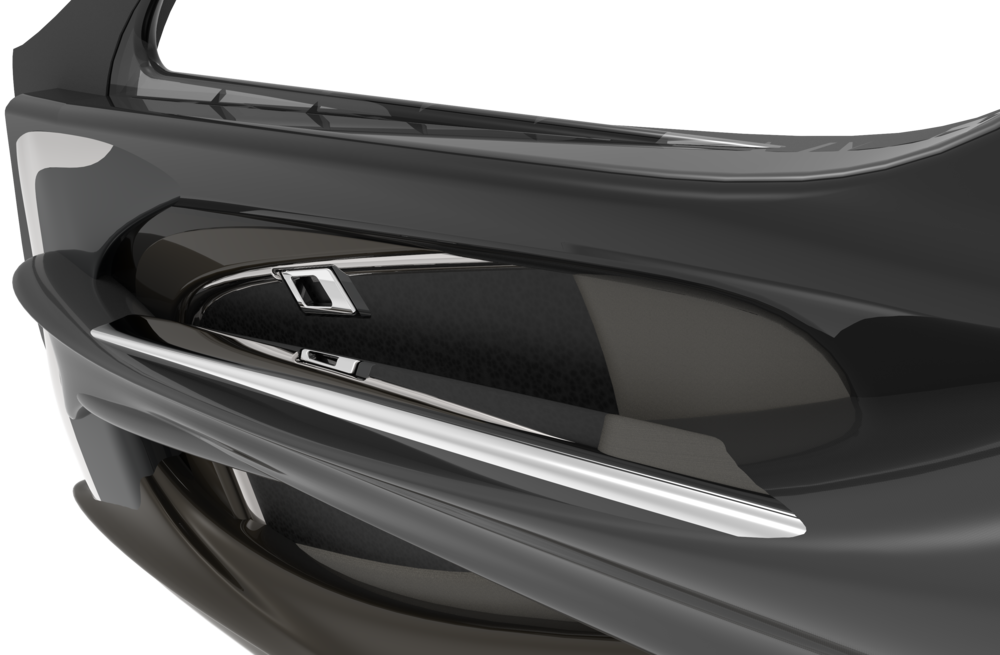 Door - 70 - Vehicle Blind Spot (1000x655), Png Download