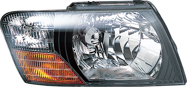 Japan's First Two-lamp Gdhl, Which Allows Switching - Mercedes-benz 500e (617x289), Png Download