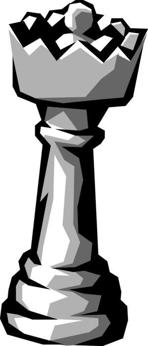 Vector Illustration Of King Chess Piece Game Of Chess - Chess (300x700), Png Download