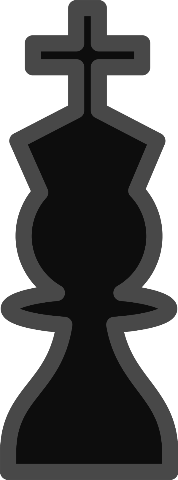 King Chess Symbol - Chess (600x1613), Png Download