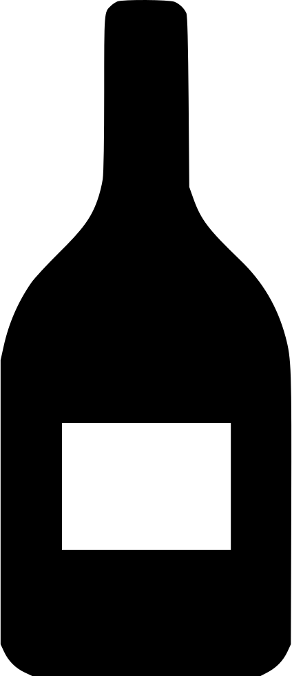 Wine Bottle - - Vase (424x980), Png Download