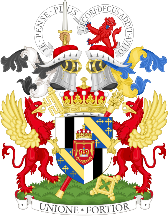 Coat Of Arms Of The Earl Of Mar And Kellie, Premier - Domhnall 11 Earl Of Mar (570x730), Png Download