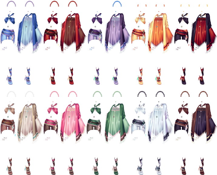 E Spring Bohemian - Eldarya Episode 11 Tenue (727x595), Png Download