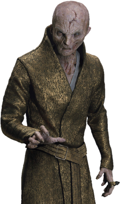 Snoke Cropped - Last Jedi Official Collectors Edition (450x700), Png Download