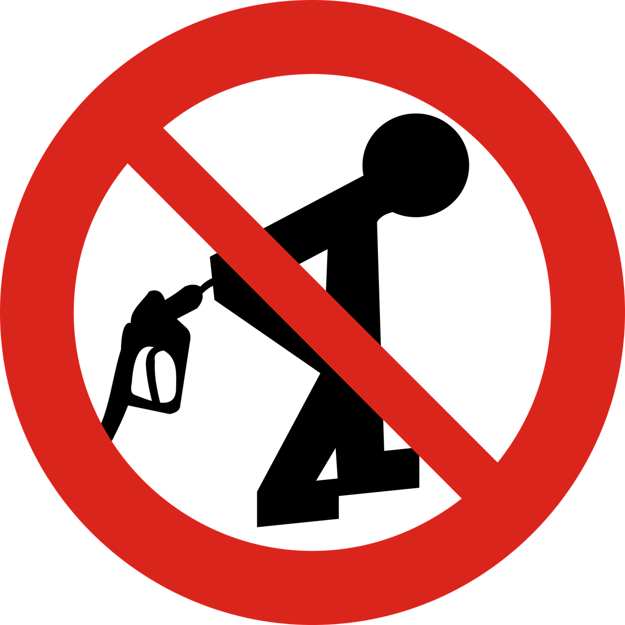 Sign,designation Of The,no Background,the Prohibition - Symbol (1280x1280), Png Download