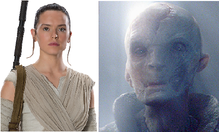 Snoke You Are The Father - Star Wars The Force Awakens Rey Life Size Cut Out (450x600), Png Download