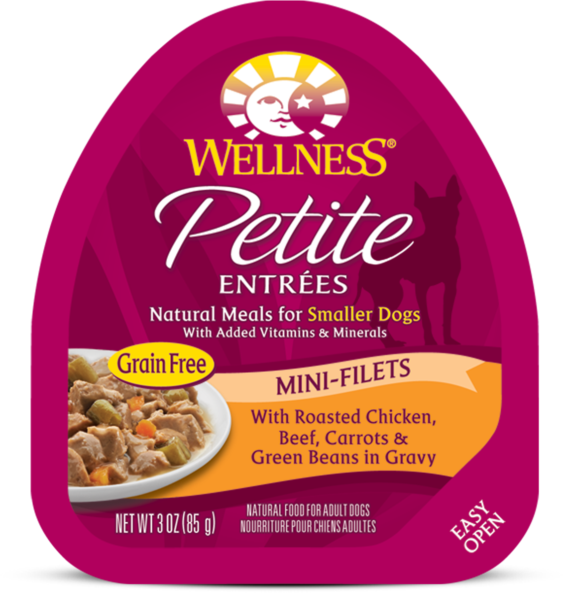 Filets Chicken Beef - Wellness Petite Entrees Natural Grain Free Wet Small (2000x2000), Png Download