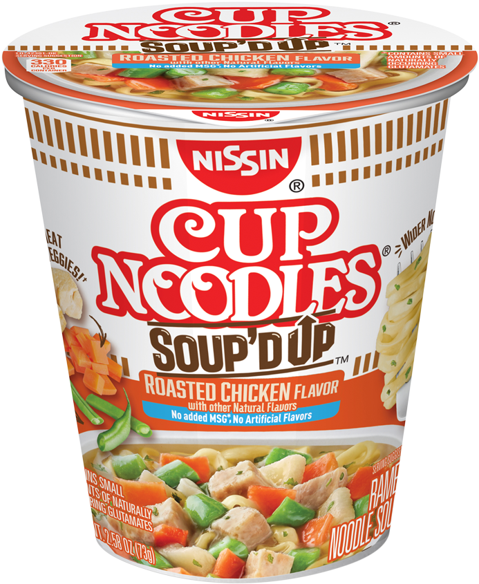 70662 40301 Cup Noodles Soupd Up Roasted Chicken Unit - Noodle Brands In India (1230x853), Png Download