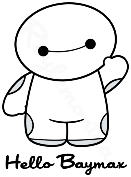 Baymax - Big Hero 6 Cute Drawings (630x630), Png Download