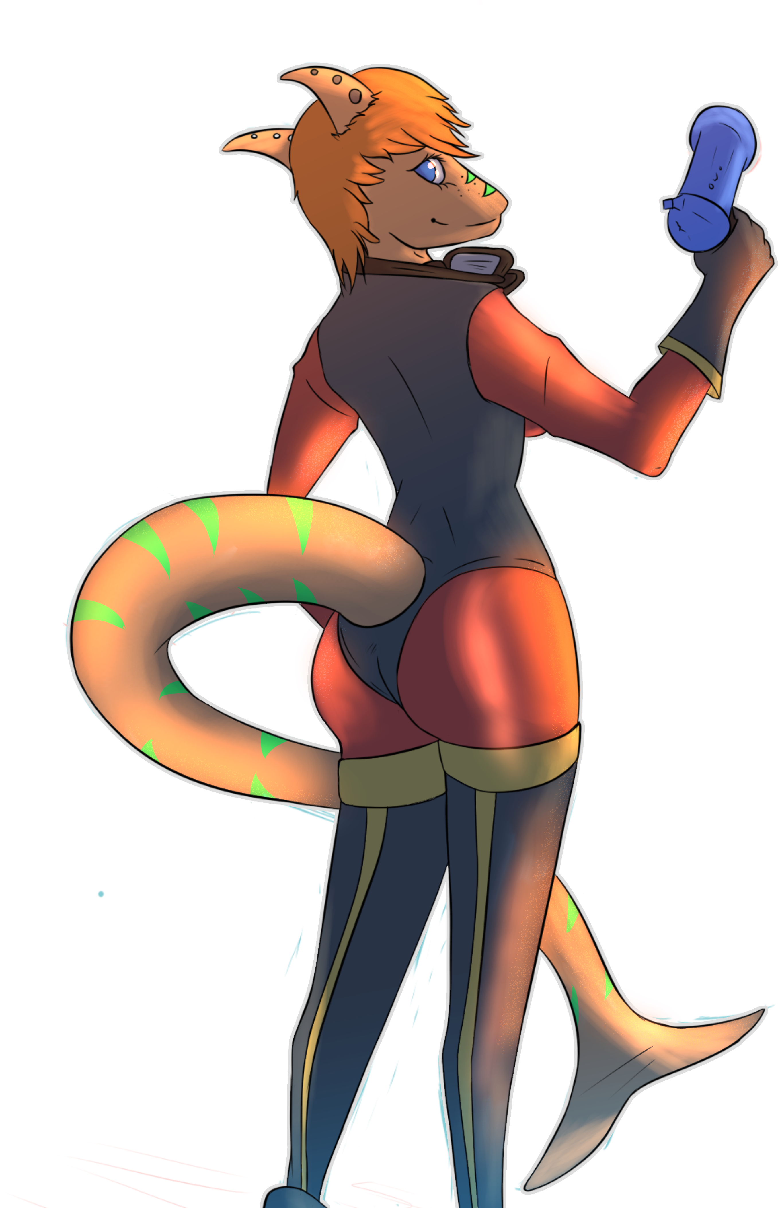 Pyro Shark Booty Again ) - Pyro Booty (3000x4248), Png Download