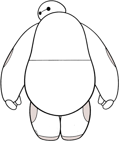 Baymax (500x586), Png Download