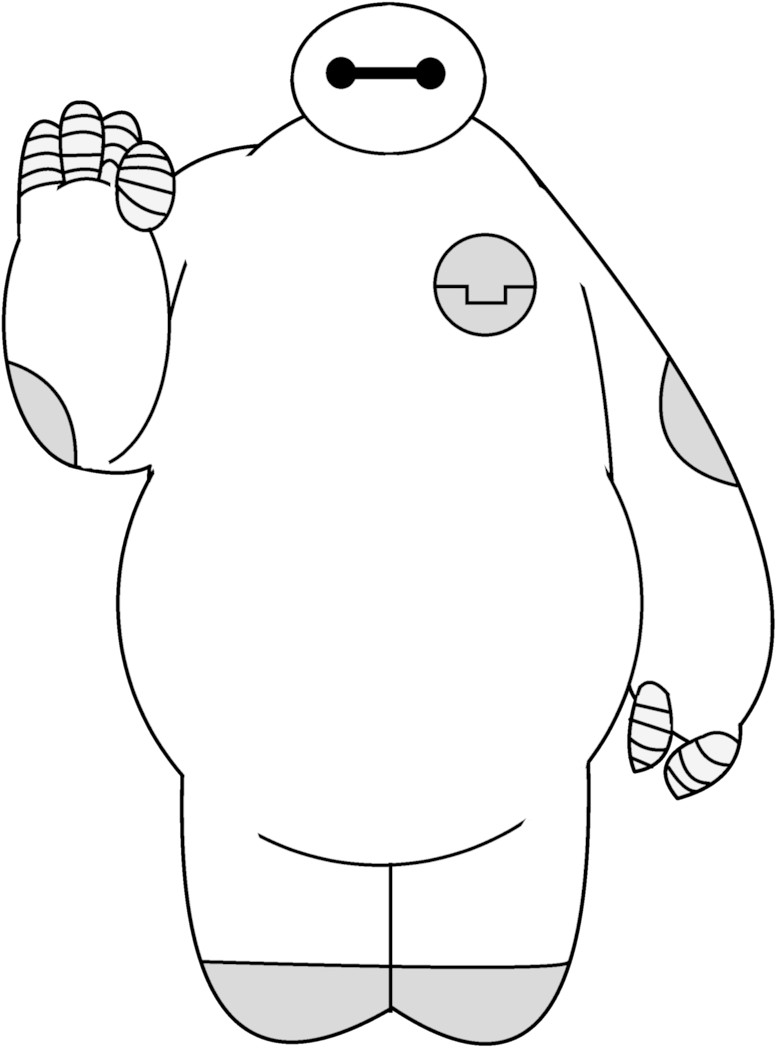 Baymax 7 - Baymax (1000x1294), Png Download