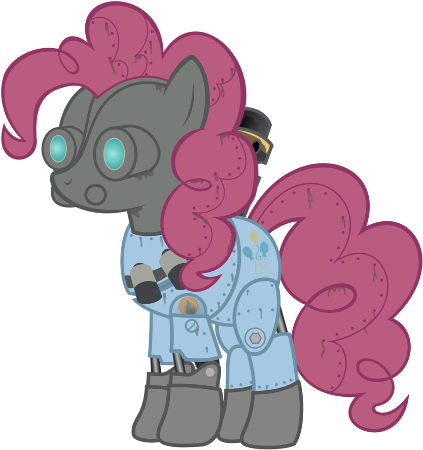 Avastindy, Mann Vs Machine, Mare Vs Machine, Pinkie - My Little Pony: Friendship Is Magic (900x977), Png Download