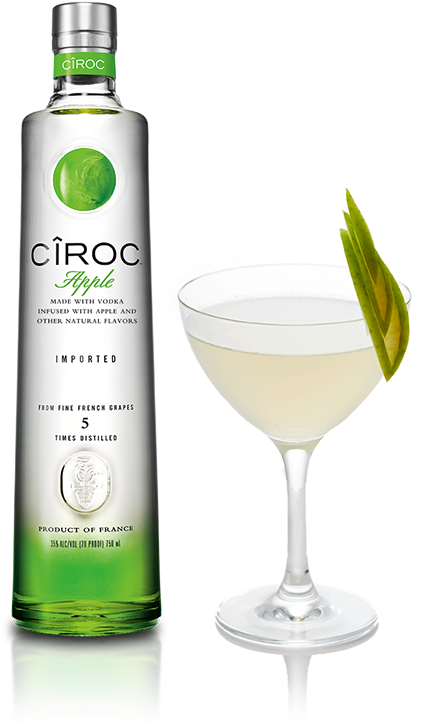 Appletini With Ciroc Apple - Apple Ciroc (425x803), Png Download