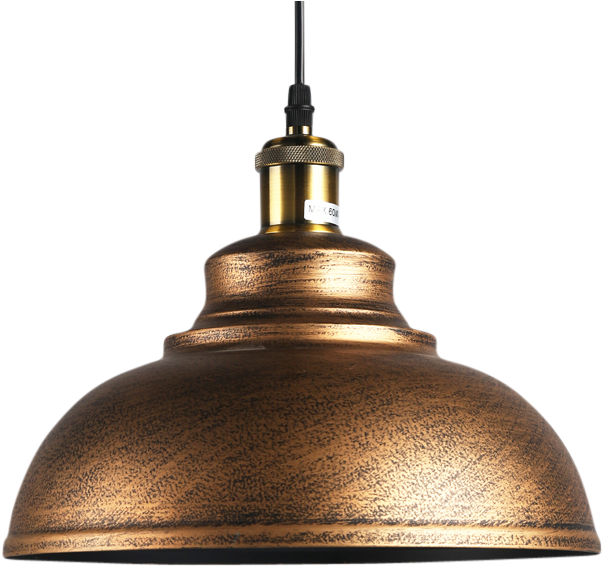 [frederick] Vintage Gold Factory Pendant Light - Pendant Light (758x750), Png Download