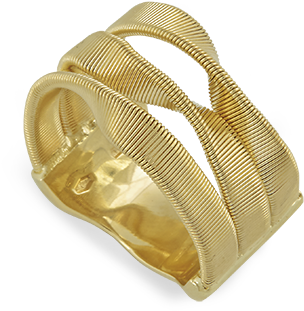 Related - Marco Bicego Marrakech Supreme Three Strand Ring - (1000x1000), Png Download