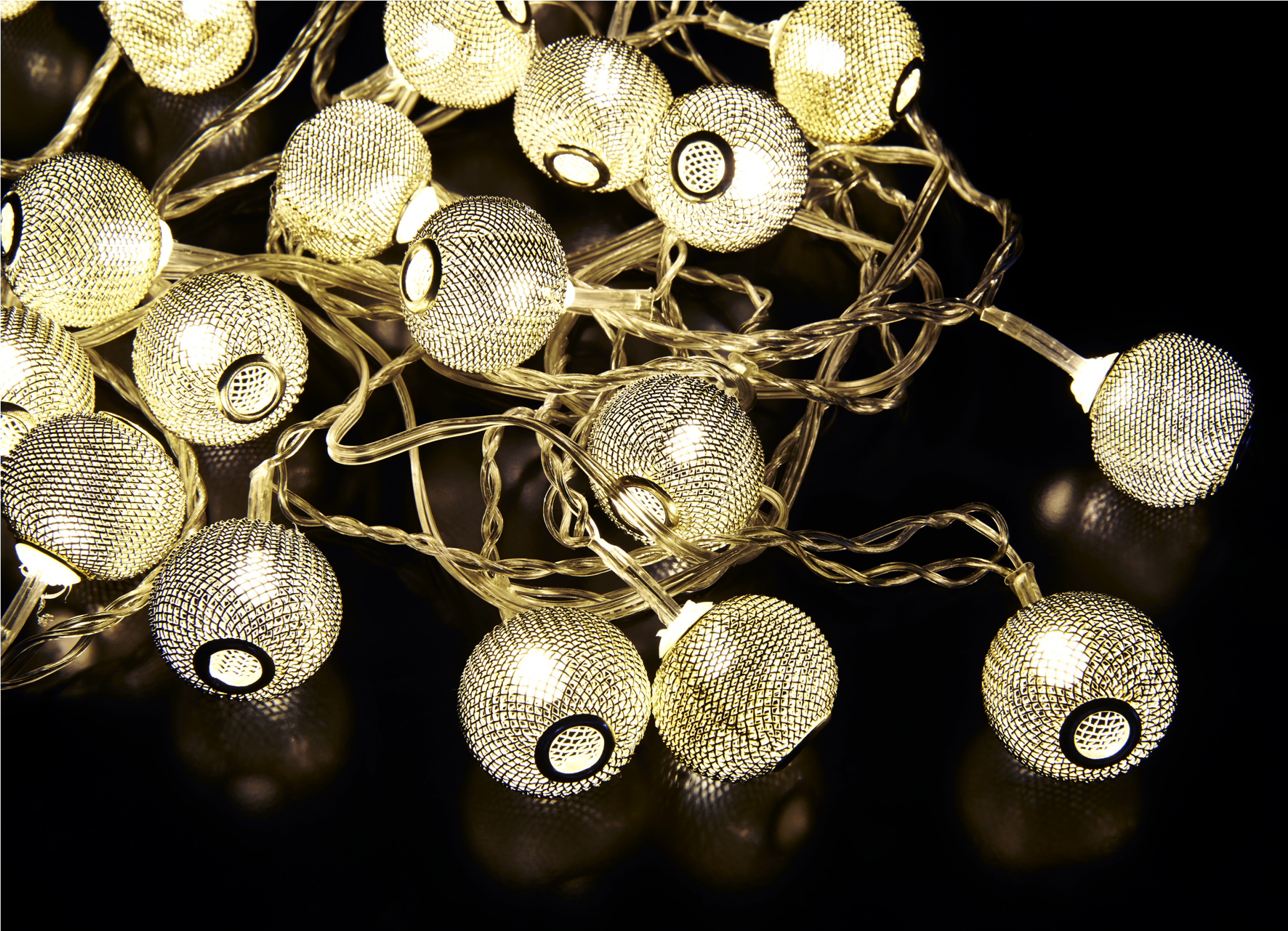 Collet Guirlande Lumineuse Jaune 241293 - Paper Lantern (2550x1658), Png Download