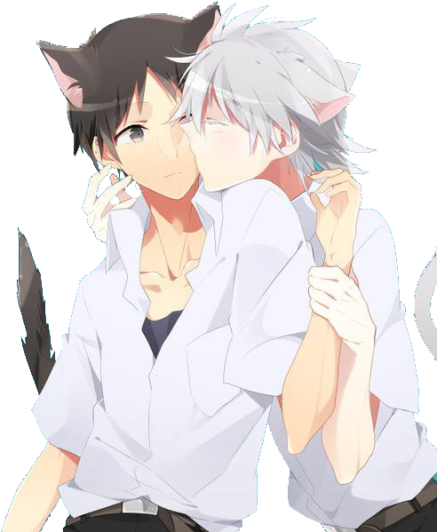 Yaoi Neko Boy By Aimikaze01-d6ut7eg - Yaoi Super Neko (498x606), Png Download