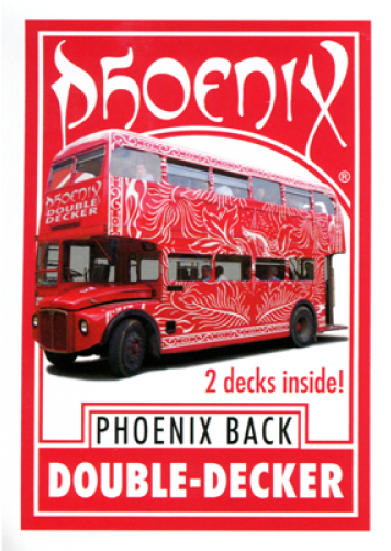 Phoenix Double Decker (red) By Card-shark (500x500), Png Download