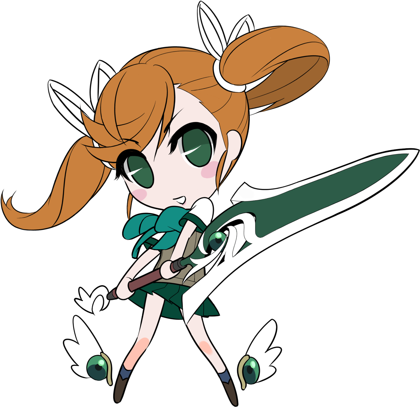 Sd-nan - Under Night In Birth Nanase Sword (1440x1440), Png Download