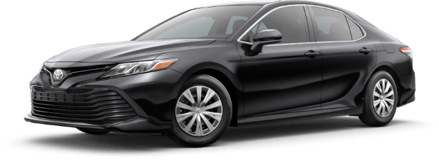 2019 Toyota Camry L Trim In Black - Black Toyota Camry 2018 (633x231), Png Download