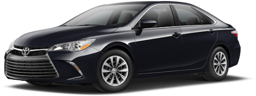2016 Camry Midnight Black Metallic - Toyota 2017 Camry Red (864x477), Png Download