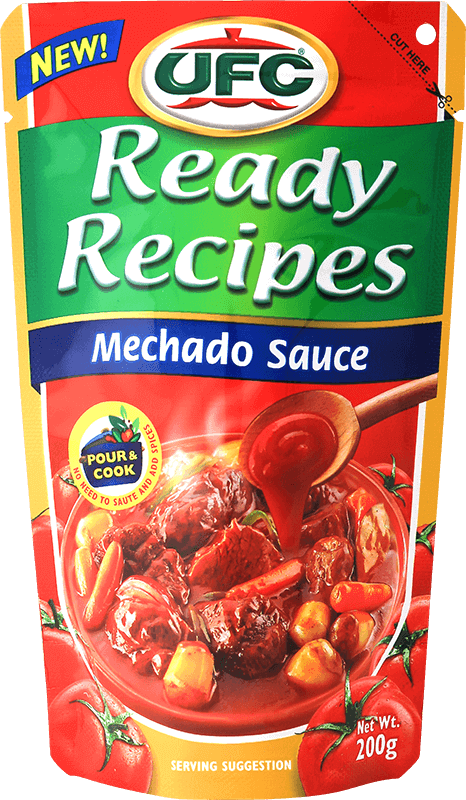 Ufc Tomato Sauce Ready Recipes Mechado 200g - Ufc Ready Recipes Menudo Sauce 200g (466x800), Png Download
