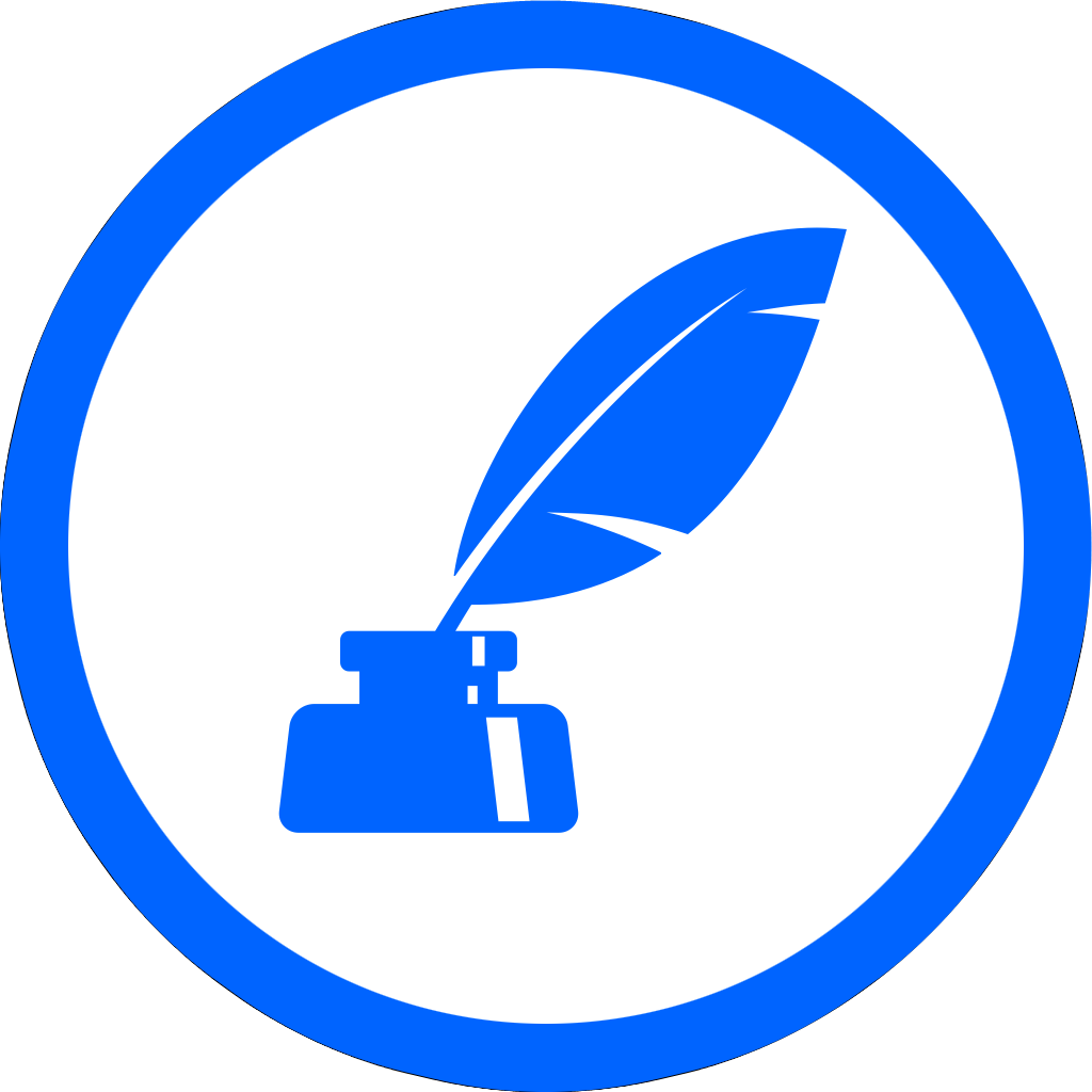 Kaylee To Crowd Icon - Pen And Paper Silhouette (1024x1024), Png Download