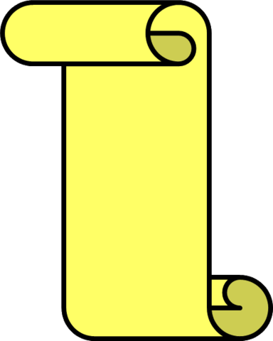 File - Scroll - Deviantart (384x480), Png Download