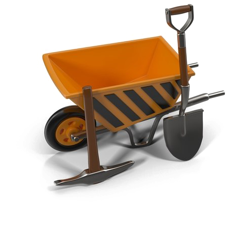 Garden Tools Png Clipart - Construction Tools Png (600x600), Png Download