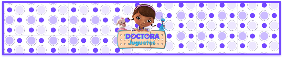 Turron Y Mani Candy Bar Kit Imprimible Doctora - Doc Mcstuffins Personalized Edible Cake Image Birthday (932x193), Png Download