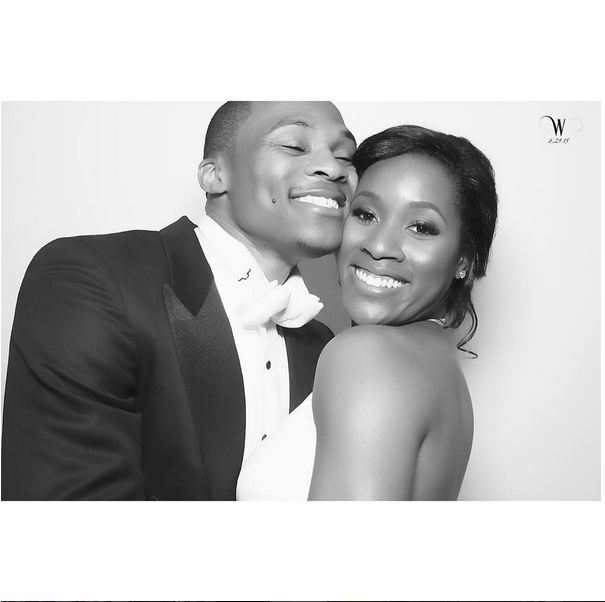 Marié À Sa Belle Nina Devant Khloé Kardashian Et James - Russell Westbrook (1200x630), Png Download