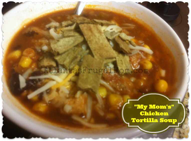 Chicken Tortilla Soup Recipe - Tortilla Soup (764x562), Png Download