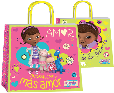 Bolsa P/regalo Romipack Dra Juguetes - Springs Creative Doc Mcstuffins Doc Is In Panel (405x337), Png Download