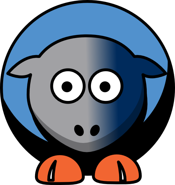Sheep Charlotte Bobcats Team Colors Clip Art - College Football (564x594), Png Download