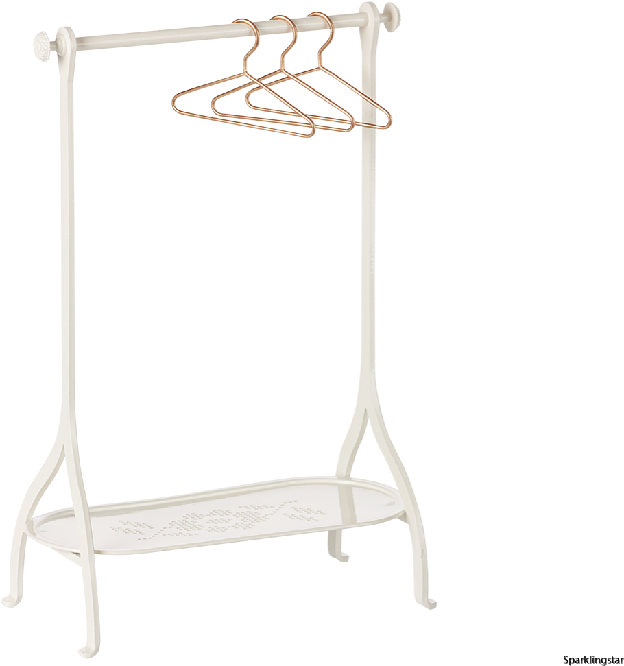 Maileg Clothes Rack Off White - Wieszak Stojący (1200x1000), Png Download
