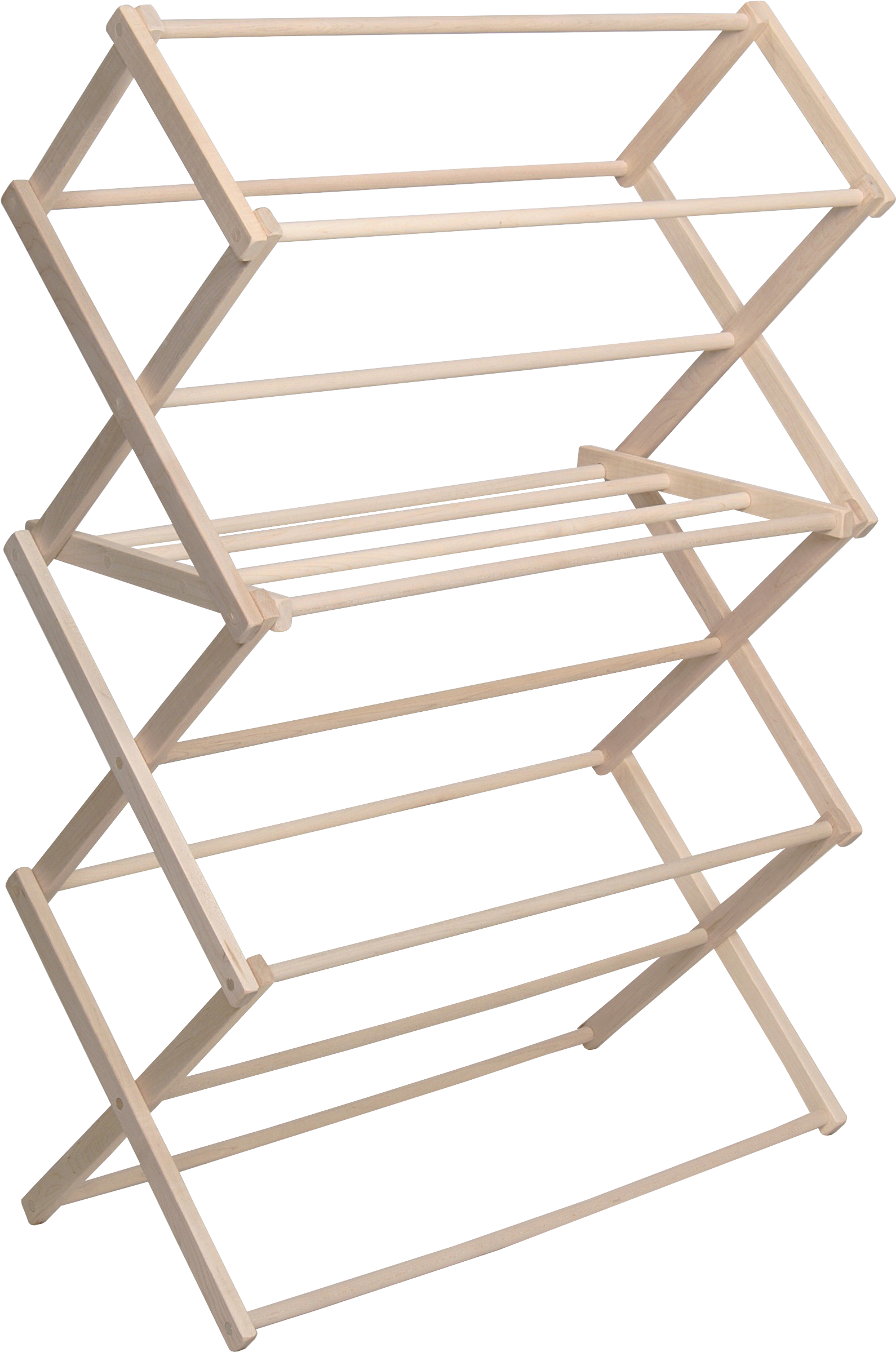 Pennsylvania Woodworks Large Wooden Clothes Drying - Clothes Horse (2400x3000), Png Download